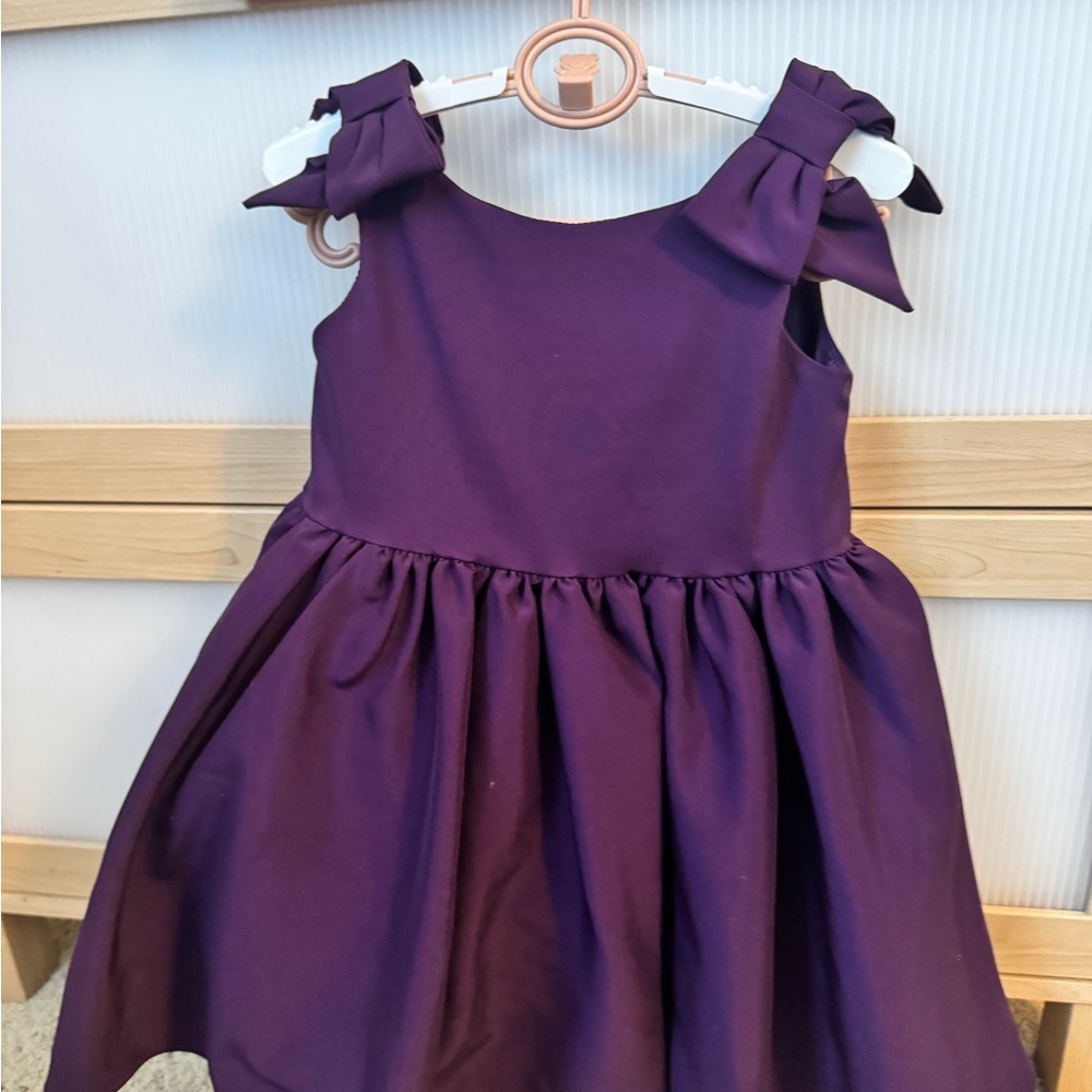 Janie and Jack Purple Bow Dress